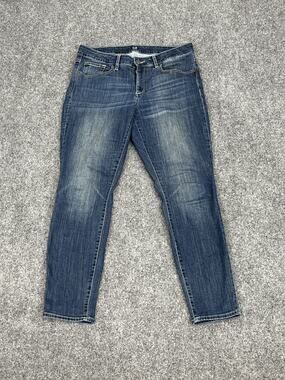 Gap Jeans Womens 31 Blue Denim True Skinny Leg Mid Rise Stretch Regular Fit N58